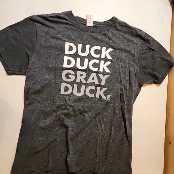 Gildan Other - Gildan Charcoal Duck Duck Grey Duck Graphic Tee